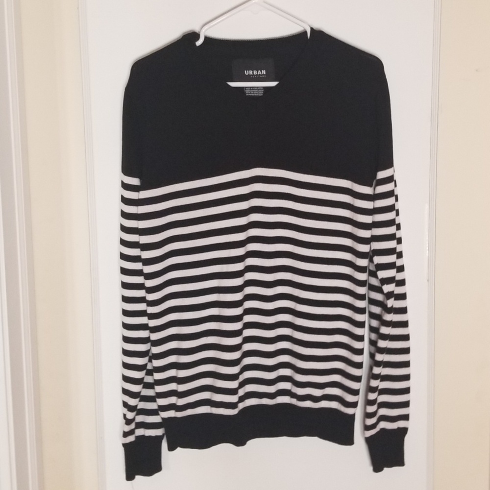 🤠Urban Heritage Men's Long Sleeve Stripes
